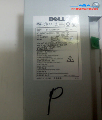 - Dell Dimension 4600C HP-L161NF3P 160W Computer PC Power Supply @@@