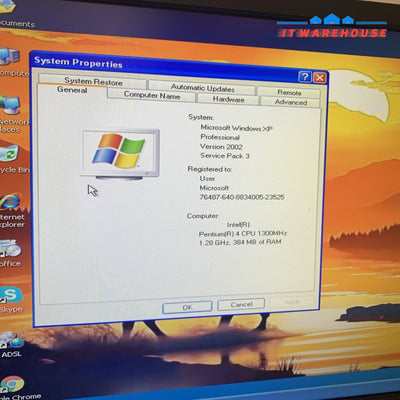 Dell Dimension 8100 P4 1.3GHZ 384MB Windows XP Pro SP3