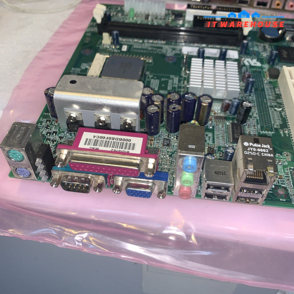 Dell Dimension Intel Socket 478 Motherboard  PN: 7W080  07W080 w/ P4 2.8GHZ CPU