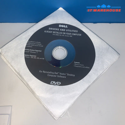 Dell Driver & Utilities Reinstalling Disc Vostro 220 220S 320 420 TW209 0XW6G1