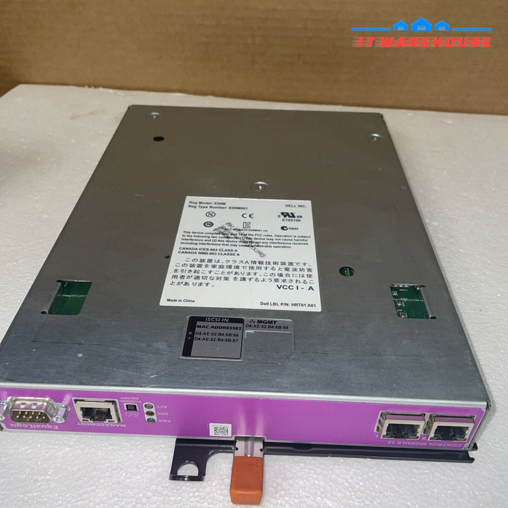 Dell Equallogic NMJ7P Type 12 Controller 1Gbe PS4100 PS4100X PS4100E PS4100XV