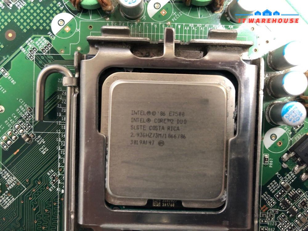 ~ Dell HN7XN 0HN7XN  Socket 775  Mainboard  W/ INTEL E7500 CPU @@@ 