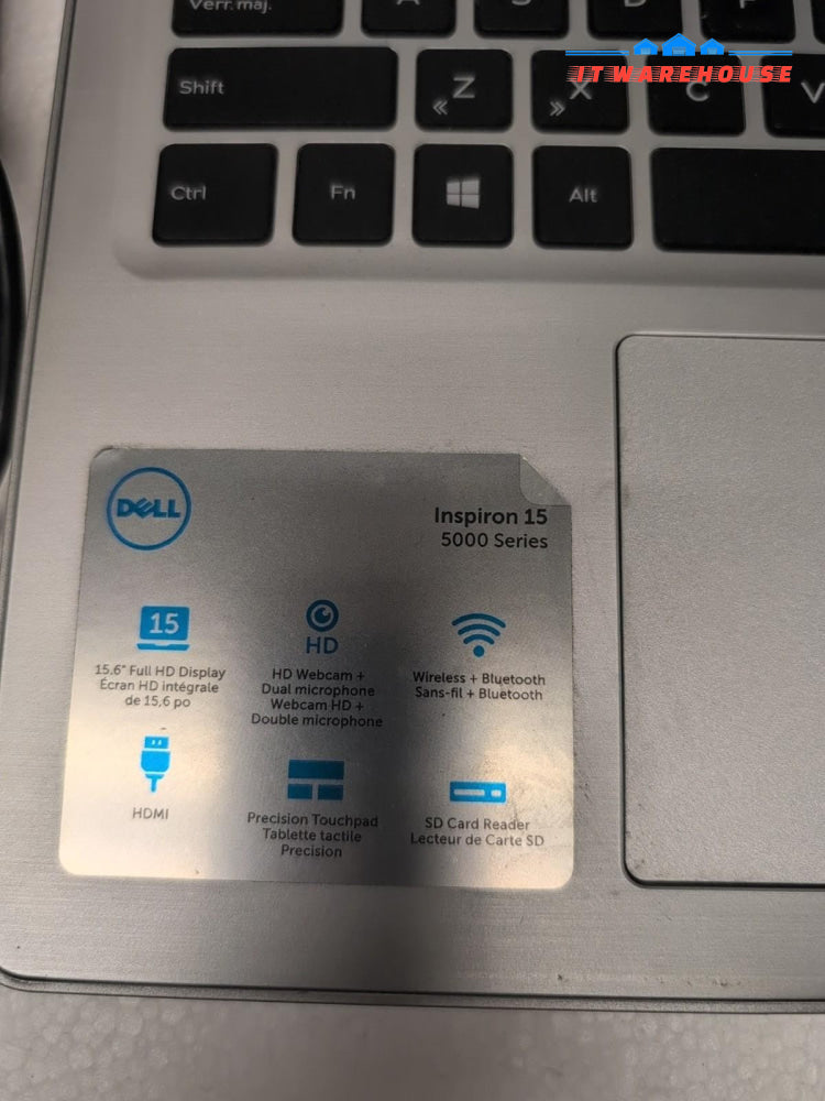 Dell Inspiron 15 5570 15.6" Laptop i5-8250U 1.60GHz /12GB RAM/240GB SSD/Win 11 -