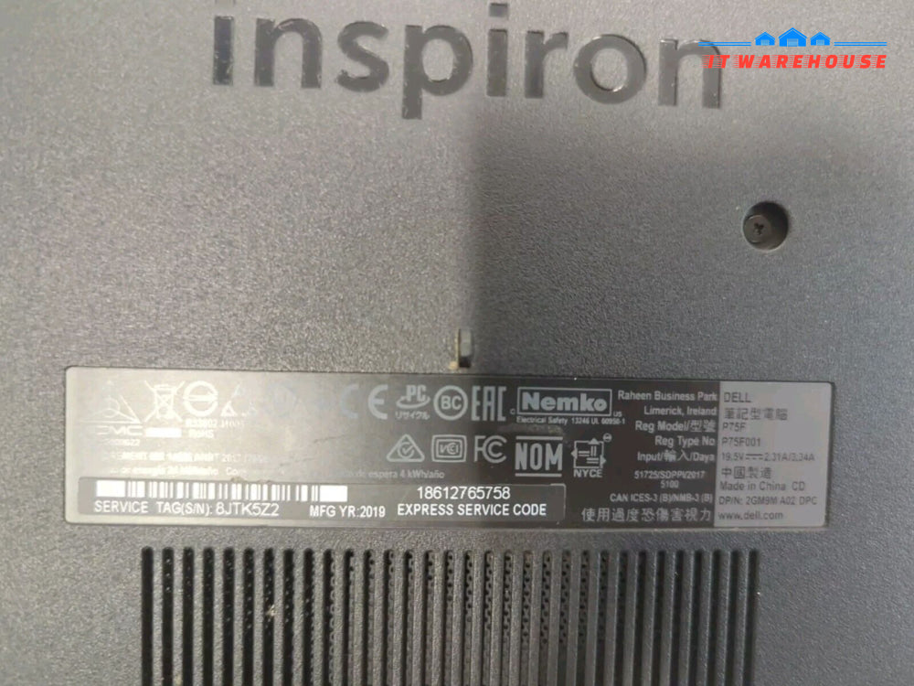Dell Inspiron 15 15.6’’ TOUCH Laptop i3-8130U/ 8GB /120GB SSD/ Win10 (READ)