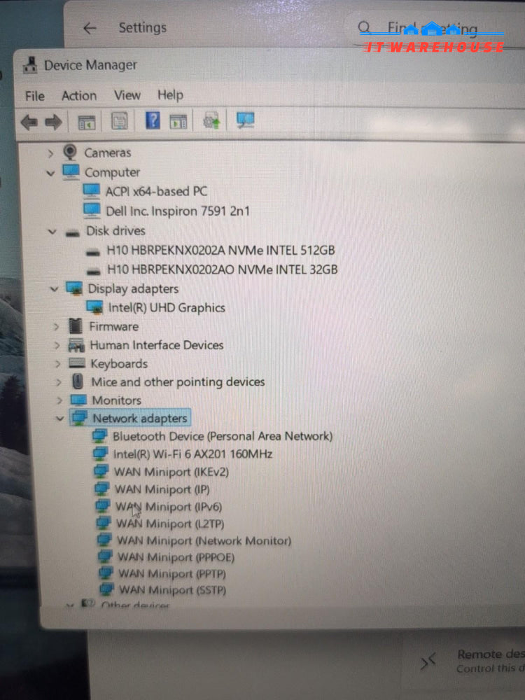 Dell Inspiron 15 7000 15.6" Touch Laptop i5-10210U/8GB /512GB NVMe/Win11 (READ)-