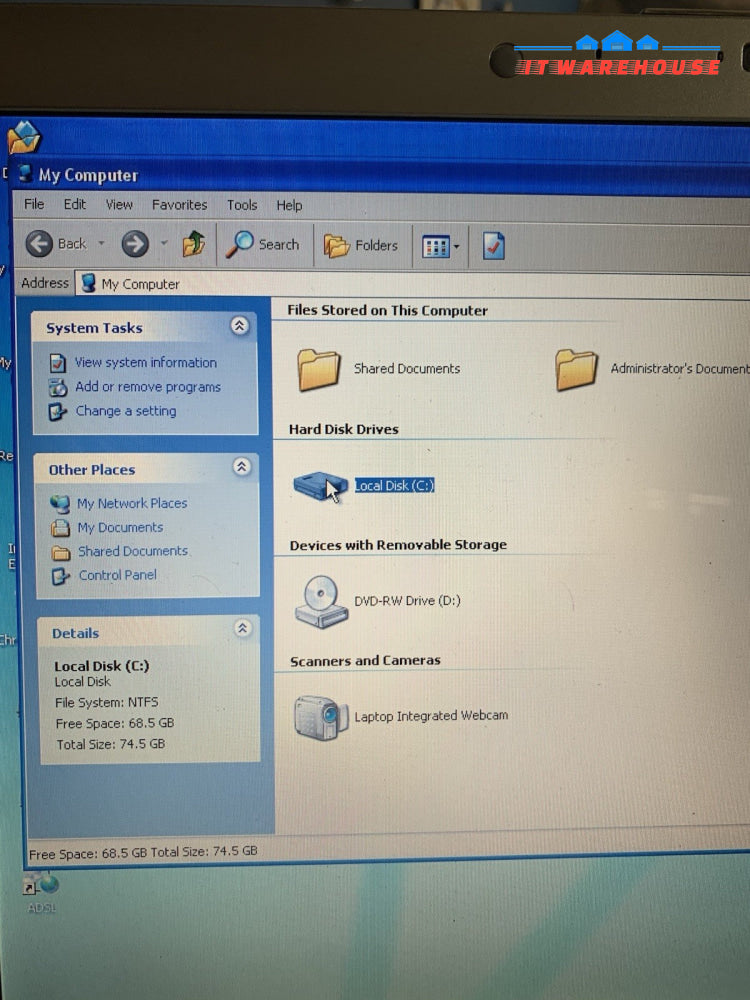Dell Inspiron 1525 Retro Gaming Laptop 2-core 1.86GHz 2GB (Windows xp Pro sp3)