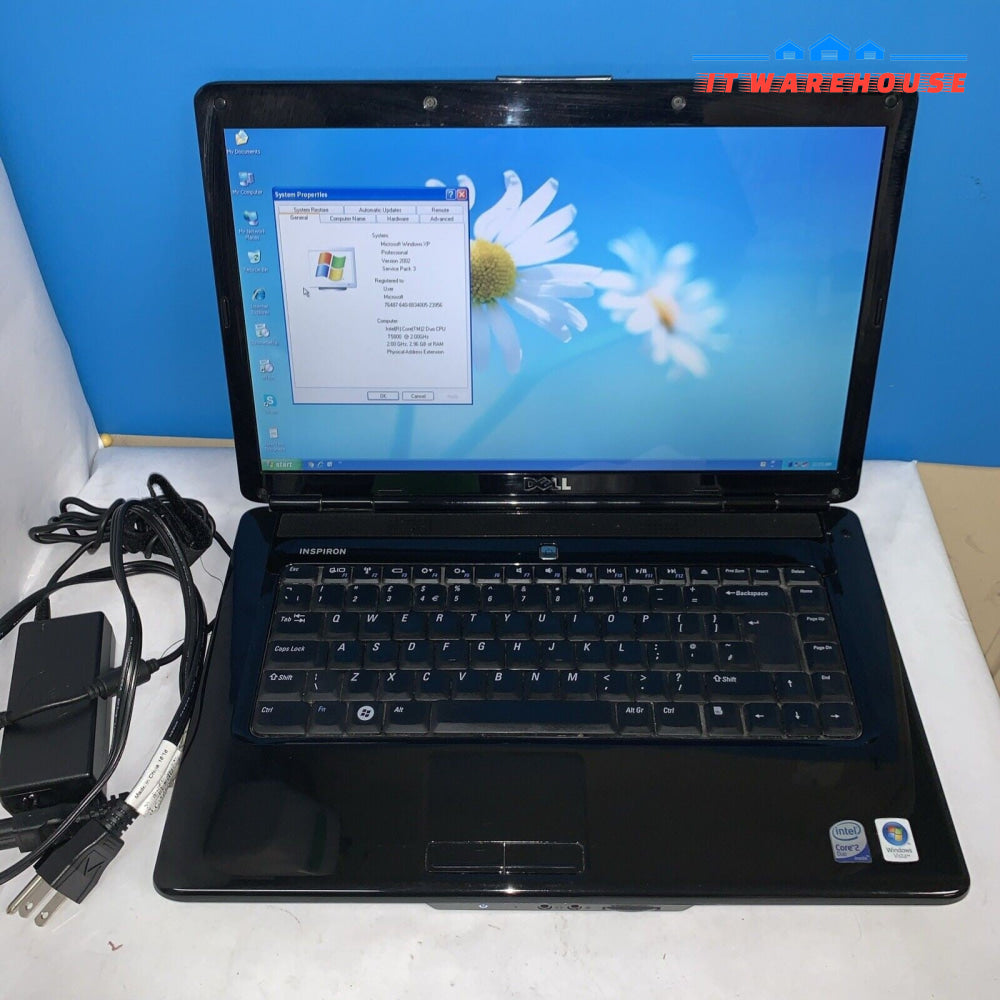 Dell Inspiron 1545 Laptop Intel C2D T5800 3GB 250GB Windows XP