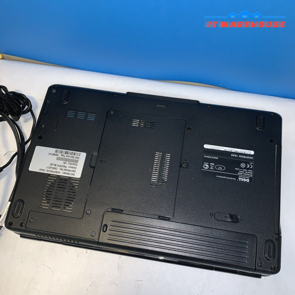 Dell Inspiron 1545 Laptop Intel C2D T5800 3GB 250GB Windows XP   (good battery)