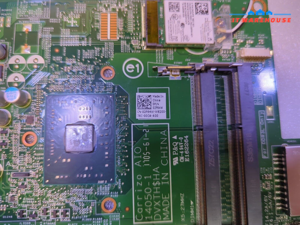 DELL INSPIRON 24 3455 A-I-O SERIES MOTHERBOARD AMD A8-7410 CPU 2F64W TESTED -