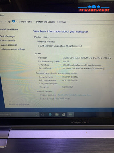 DELL Inspiron 5520 i7-3612QM Laptop 15.6’’ 8GB 1TB