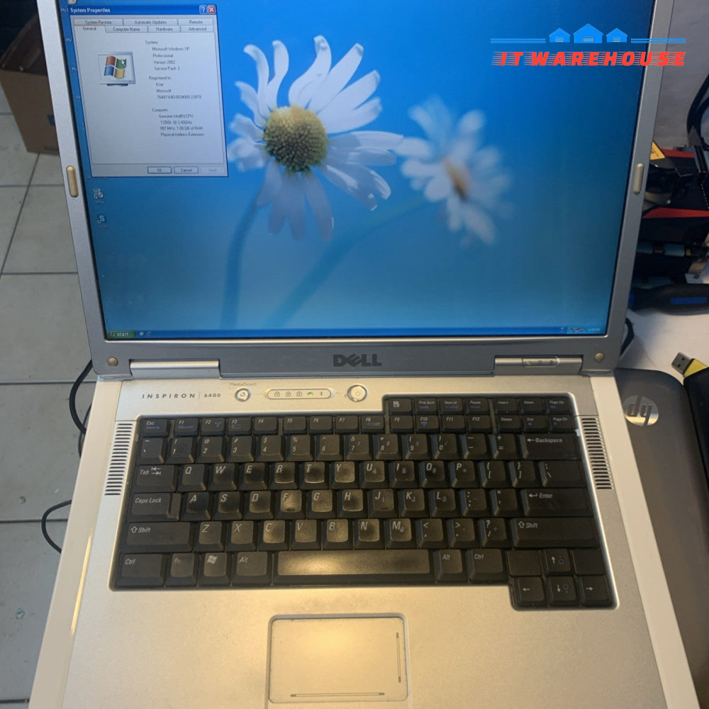 Dell Inspiron 6400 15.4” Laptop Core 2 Duo T2500 2GHz 1GB RAM 120G indows XP Pro
