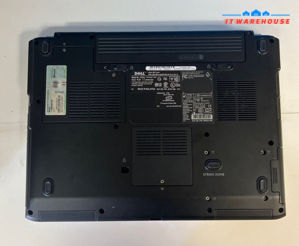 Dell Inspiron PP22L 15" Laptop Intel C2D CPU, 1GB RAM, 320GB HDD (Bad Battery) ~