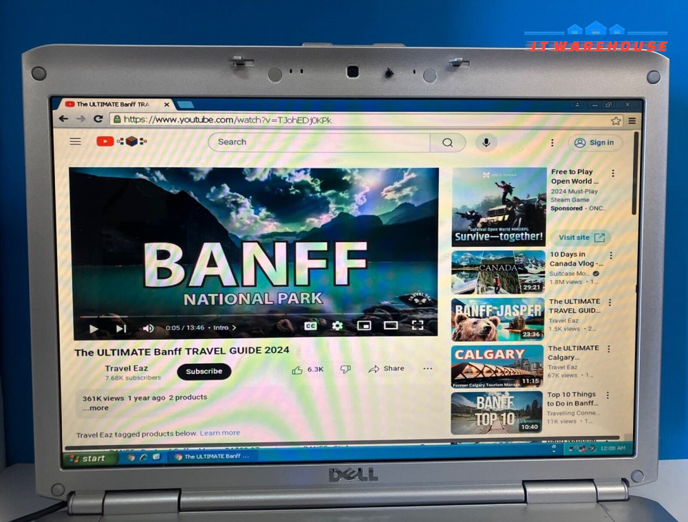 Dell Inspiron PP22L 15" Laptop Intel C2D CPU, 1GB RAM, 320GB HDD (Bad Battery) ~