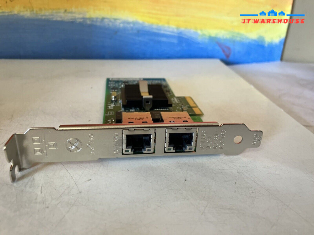 ~ Dell Intel Dual Port Gigabit LAN Card D33682 PCI-E Dell P/N 0X3959 D29083-002