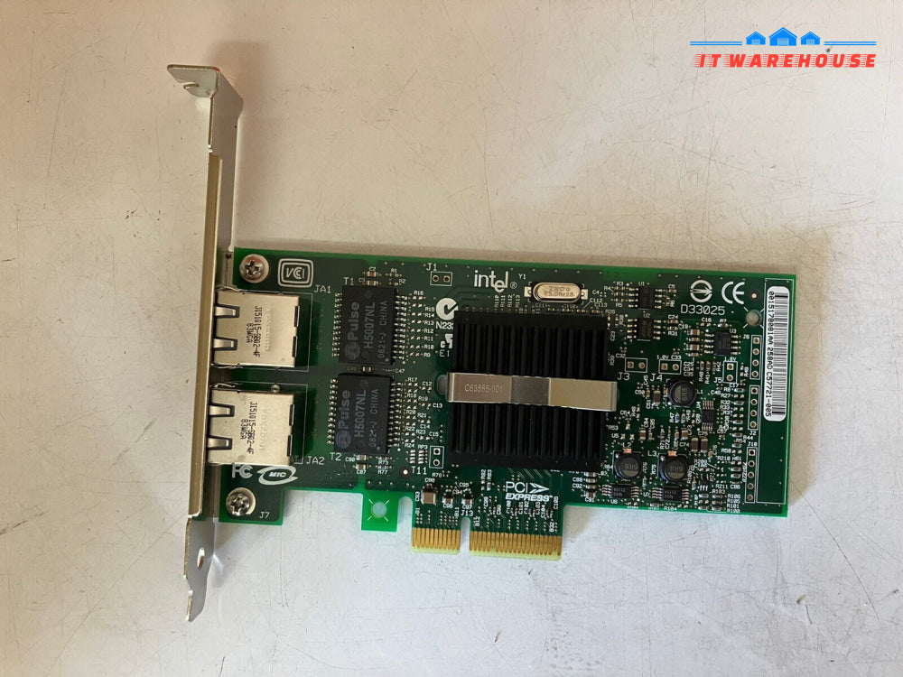 ~ Dell Intel Dual Port Gigabit LAN Card D33682 PCI-E Dell P/N 0X3959 D29083-002