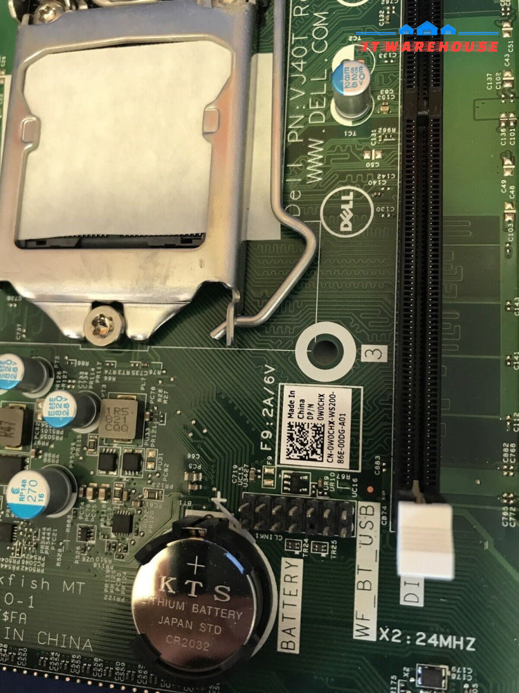 Dell Intel LGA 1151 2-Slot DDR4 Motherboard W0CHX for OptiPlex 3050 Midtower