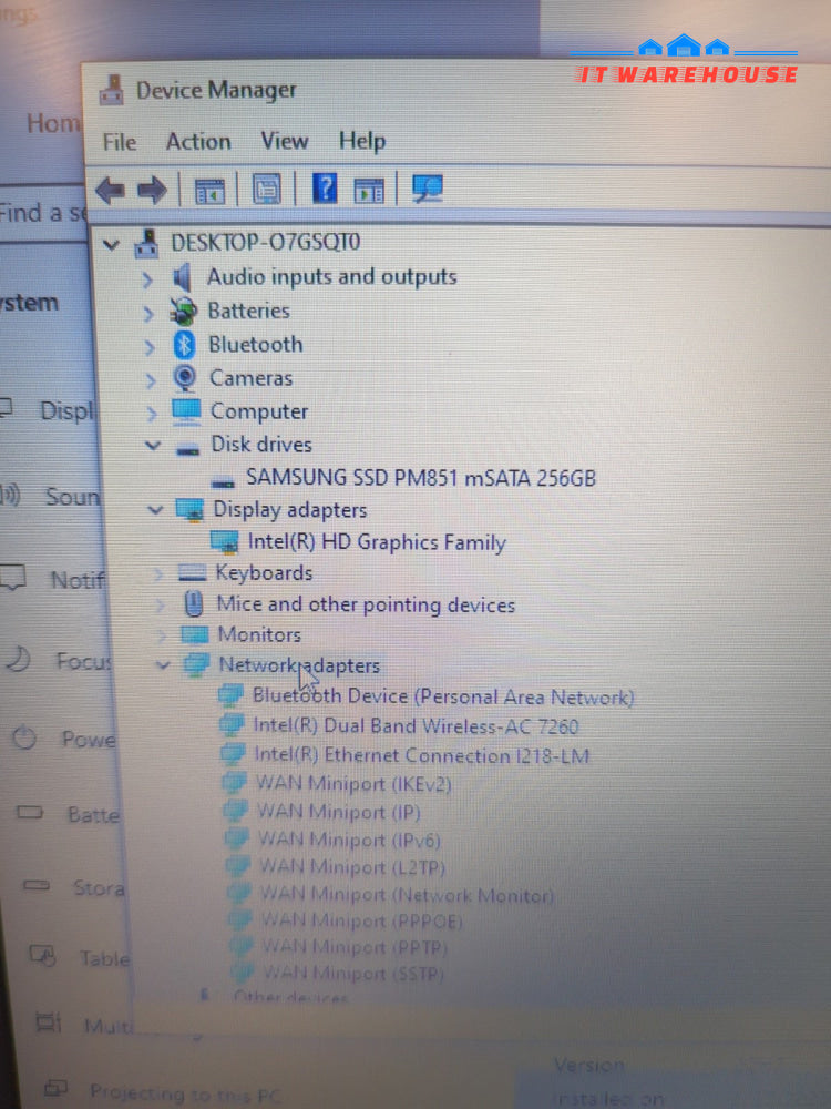 Dell Latitude 14’’ E7440 Laptop Core i5-4300U/8GB RAM /256GB SSD/ Win 10 (Read)