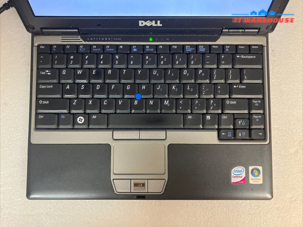 Dell Latitude D430 12" Laptop Intel Core 2 Duo CPU / 2GB RAM / No HDD (Read) ~