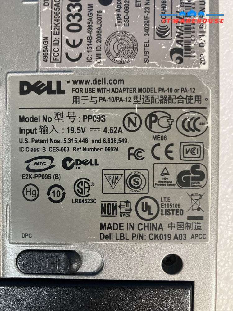 Dell Latitude D430 12" Laptop Intel Core 2 Duo CPU / 2GB RAM / No HDD (Read) ~