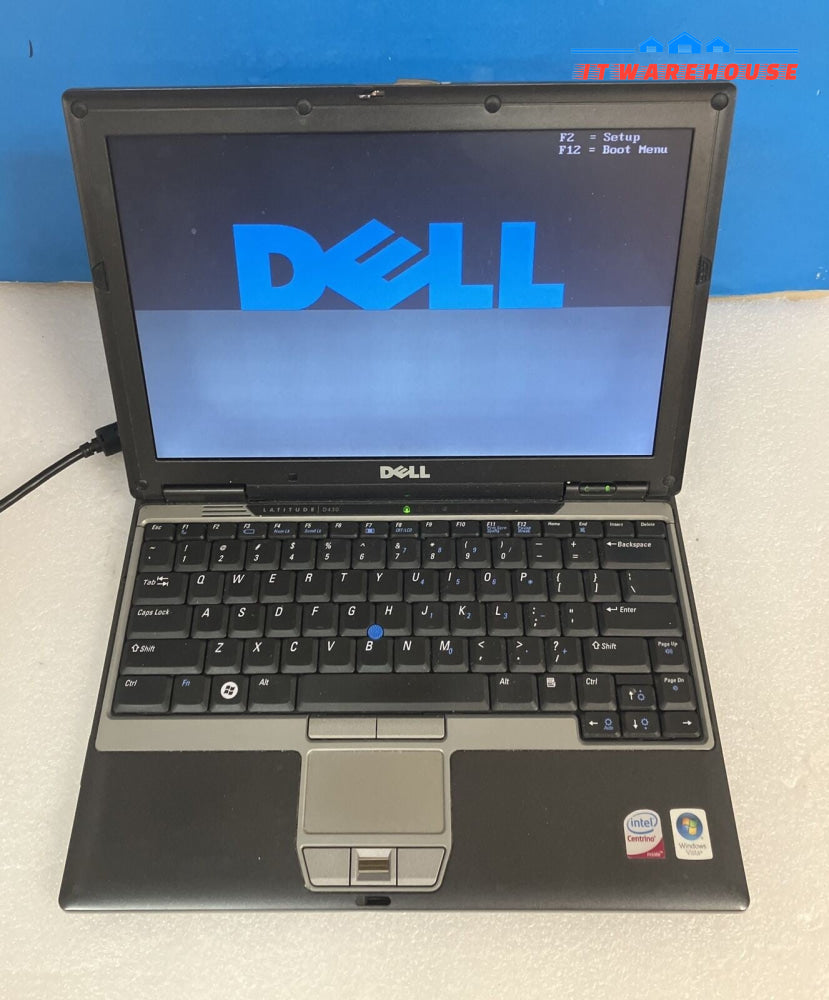 Dell Latitude D430 12" Laptop Intel Core 2 Duo CPU / 2GB RAM / No HDD (Read) ~