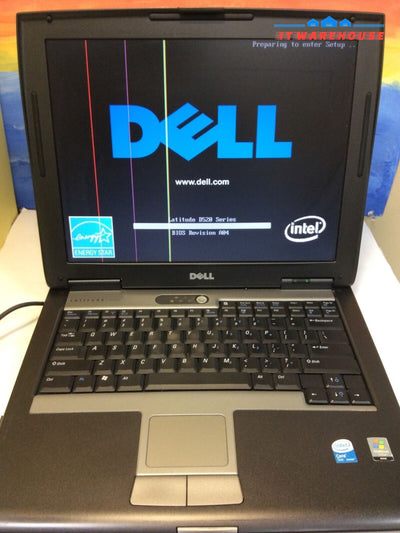 Dell Latitude D520 14”Laptop Intel Core Duo 1.0GHz 1GB RAM No HDD With Caddy