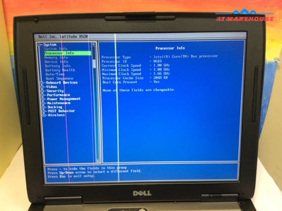Dell Latitude D520 14”Laptop Intel Core Duo 1.0GHz 1GB RAM No HDD With Caddy