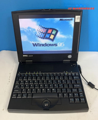 Dell Latitude LX4100T 10.5" Laptop 80486 CPU / 12MB RAM / Windows 95 (Read) ~