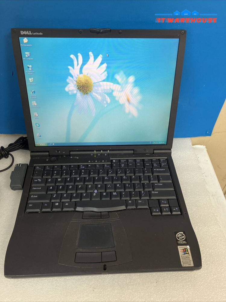 Dell Latitude S500GT 14" Laptop Celeron CPU / 128MB RAM / 80GB HDD / XP (Read) ~