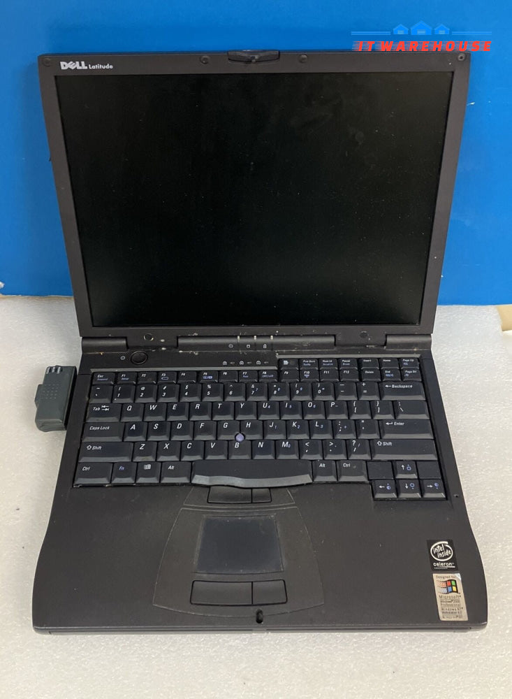 Dell Latitude S500GT 14" Laptop Celeron CPU / 128MB RAM / 80GB HDD / XP (Read) ~