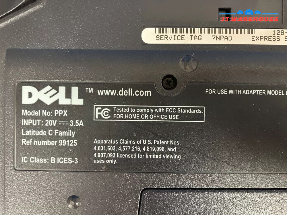 Dell Latitude S500GT 14" Laptop Celeron CPU / 128MB RAM / 80GB HDD / XP (Read) ~