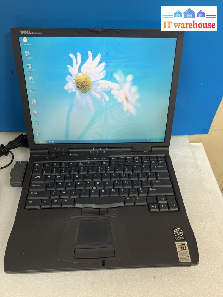 Dell Latitude S500Gt 14’ Laptop Celeron Cpu / 128Mb Ram 80Gb Hdd Xp (Read) ~