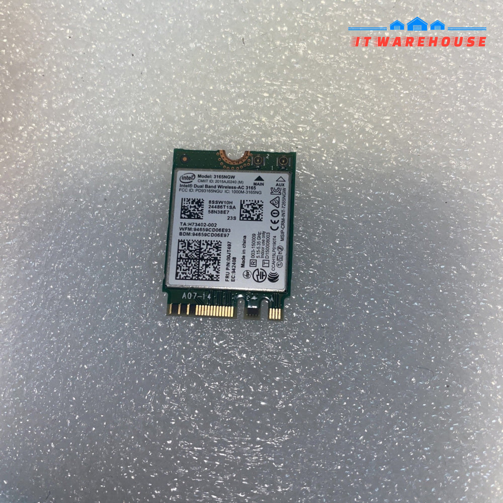 Dell MHK36 Dual Band Wireless-AC 3165 3165NGW abgn+ac BT PCIe NGFF