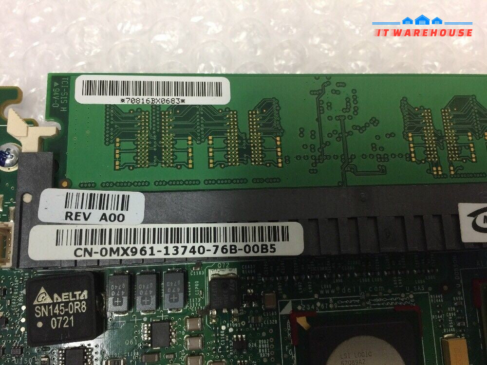 - Dell MX961 PERC 5i SAS RAID Controller Card DM255 w/ 256MB Memory