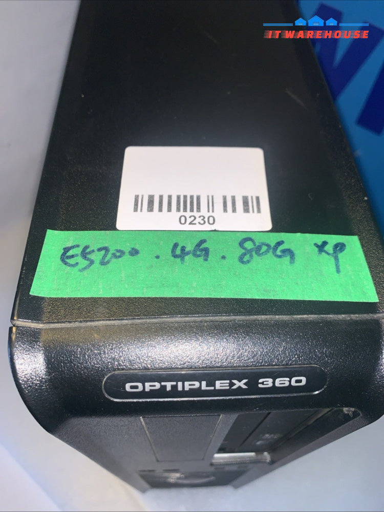 Dell OptiPlex 360 SFF Pentium Dual Core E5200 2.5GHz 4GB 80GB Windows XP Pro SP3