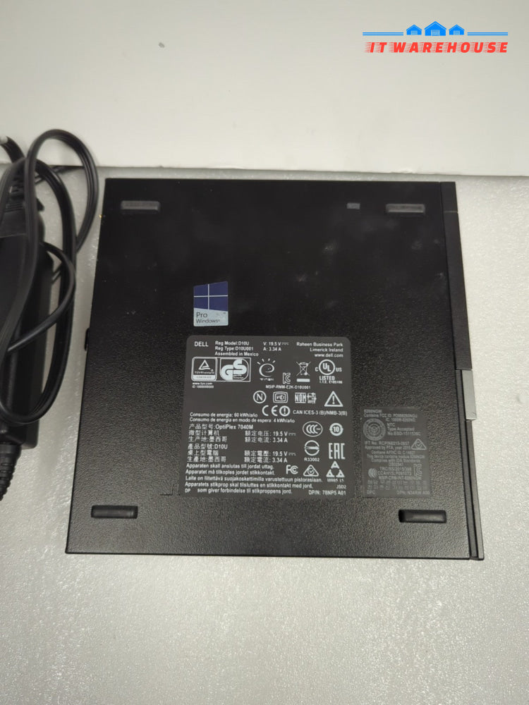 Dell Optiplex 7040 USFF Mini PC i5-6500T CPU/8GB RAM/240GB SSD /Win10 Pro