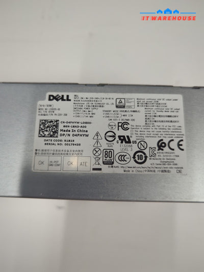Dell OptiPlex 7060 5060 3060 SFF Power Supply 200W PSU 04FHYW 4FHYW 0CGFJT  -