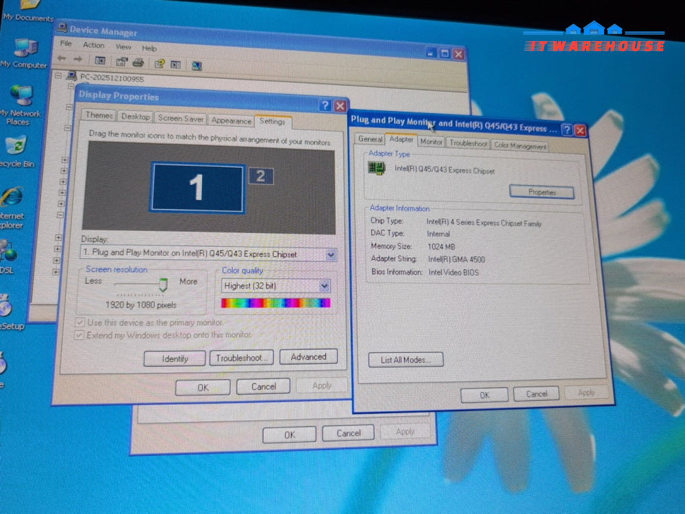 Dell OptiPlex 780 SFF PC Core 2 Duo E7500 CPU/4GB Ram/250GB HDD/Windows XP SP3 -