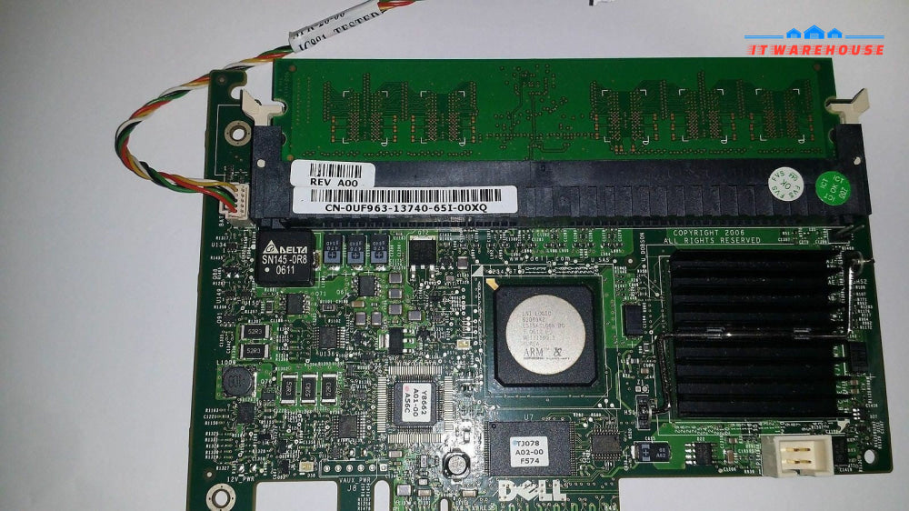 Dell PERC 5/i SAS/SATA RAID Controller Card 256MB Cache & Cables UF963 @@@