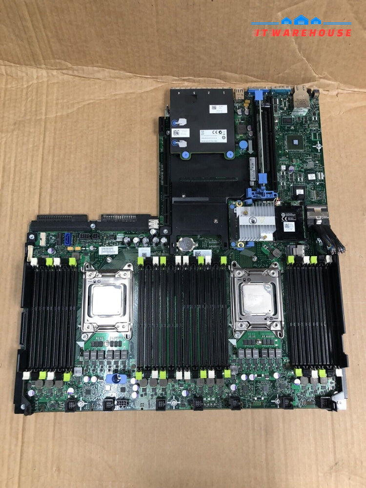 + Dell PowerEdge 620 DP/N: 0PXXHP Server Motherboard W/2x E5-2630 CPU