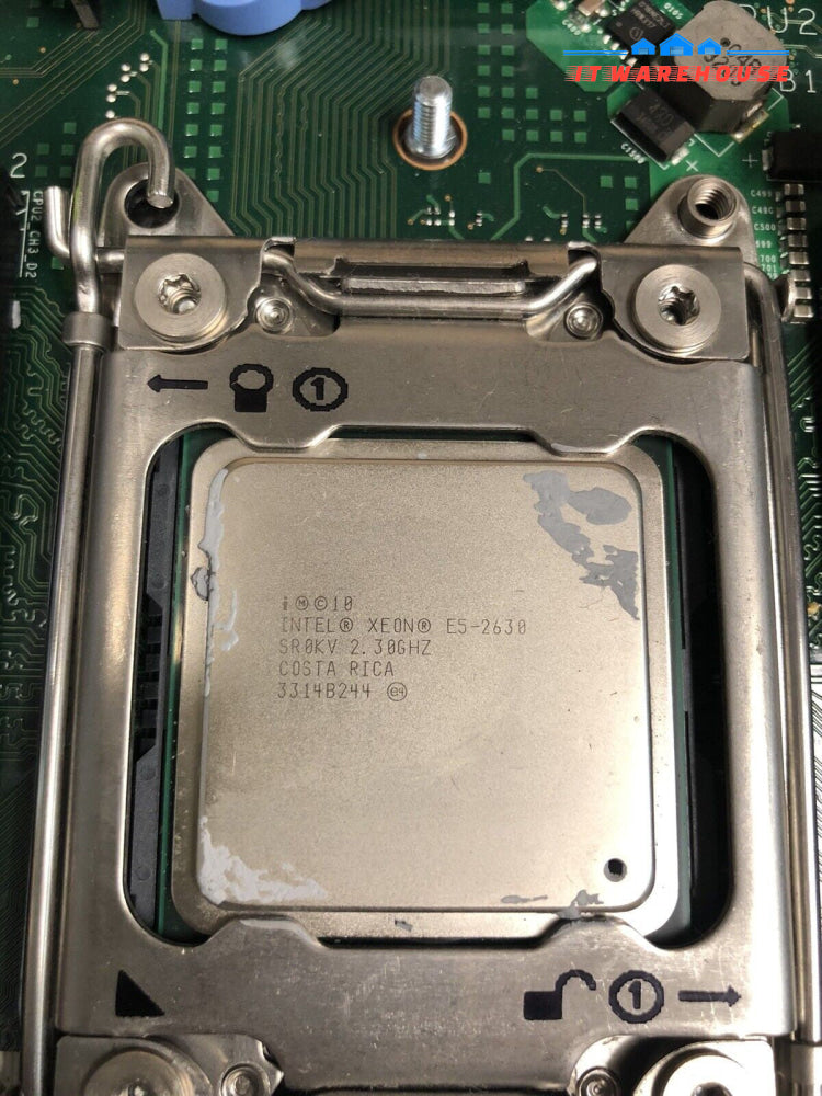 + Dell PowerEdge 620 DP/N: 0PXXHP Server Motherboard W/2x E5-2630 CPU