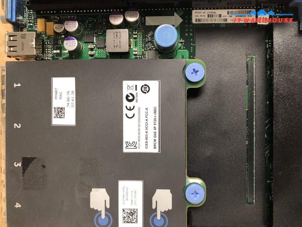 + Dell PowerEdge 620 DP/N: 0PXXHP Server Motherboard W/2x E5-2630 CPU