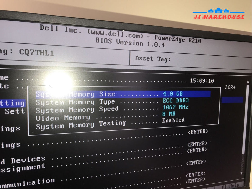 Dell PowerEdge R210 Server Intel Xeon X3430 2.40GHz 4GB RAM DVD ROM No HDD