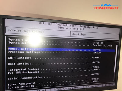 Dell PowerEdge R210 Server Intel Xeon X3430 2.40GHz 4GB RAM DVD ROM No HDD