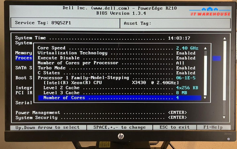~ Dell PowerEdge R210 Server Intel Xeon X3430 2.40GHz 8GB RAM DVD ROM No HDD