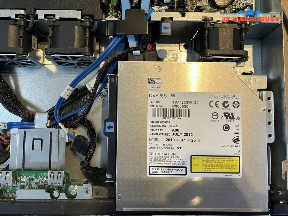 ~ Dell PowerEdge R210 Server Intel Xeon X3430 2.40GHz 8GB RAM DVD ROM No HDD