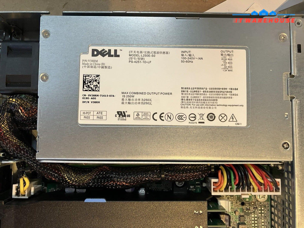 ~ Dell PowerEdge R210 Server Intel Xeon X3430 2.40GHz 8GB RAM DVD ROM No HDD