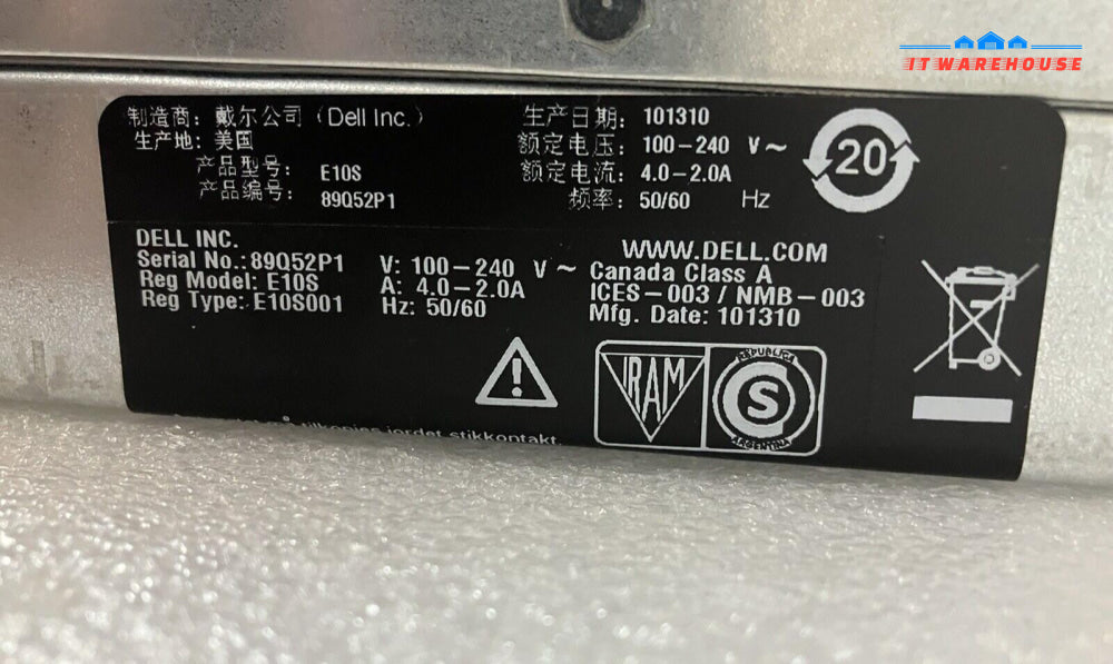 ~ Dell PowerEdge R210 Server Intel Xeon X3430 2.40GHz 8GB RAM DVD ROM No HDD