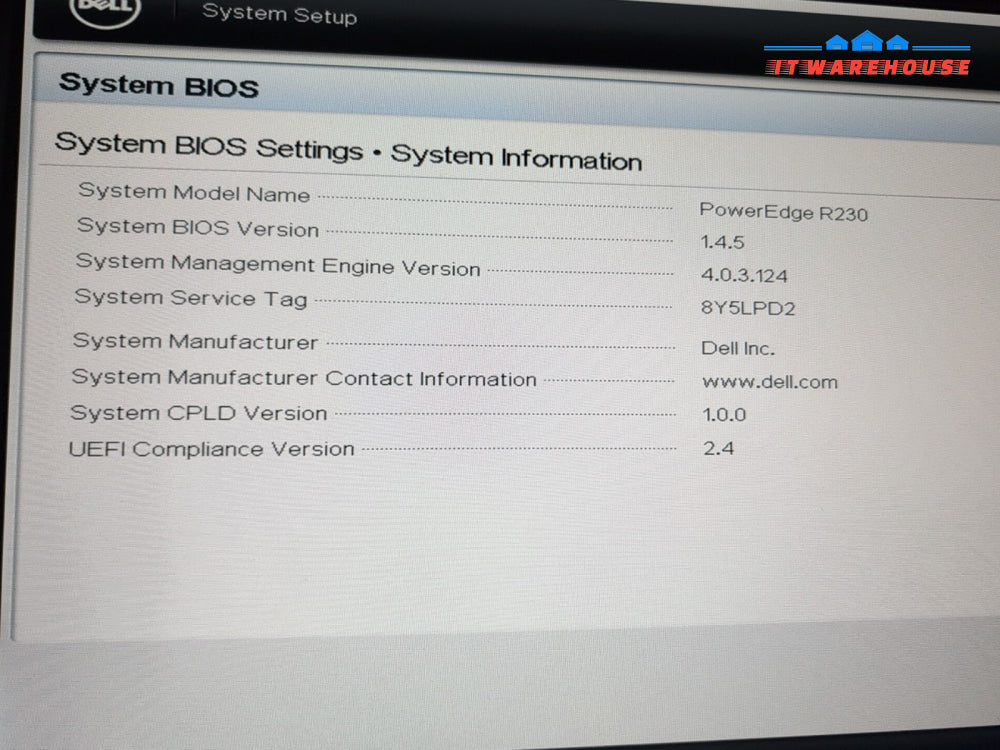 Dell PowerEdge R230 - Xeon E3-1220 v5/64GB DDR4 /PERC H330/250W PSU (NO HDD) -