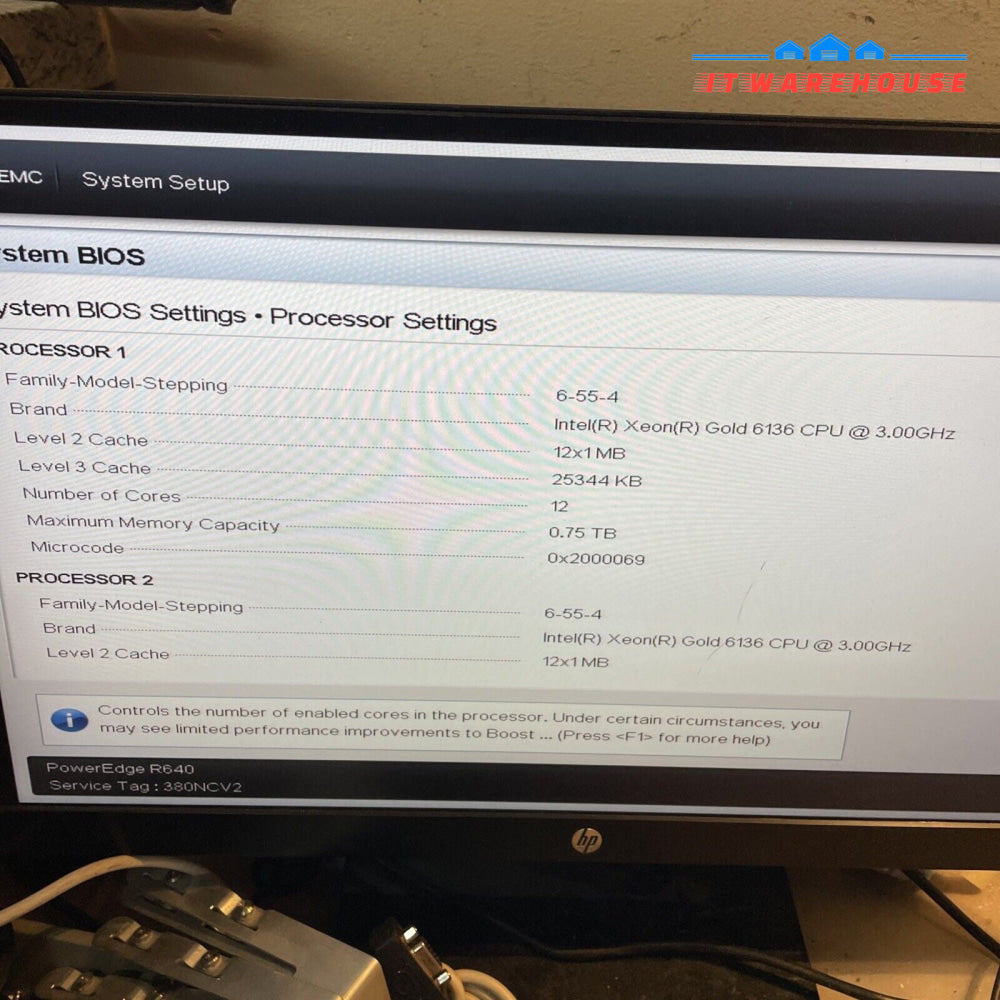 Dell PowerEdge R640 2x Xeon Gold 6136 3.0Ghz,384GB Ram 240G+1.6TB SSD Server