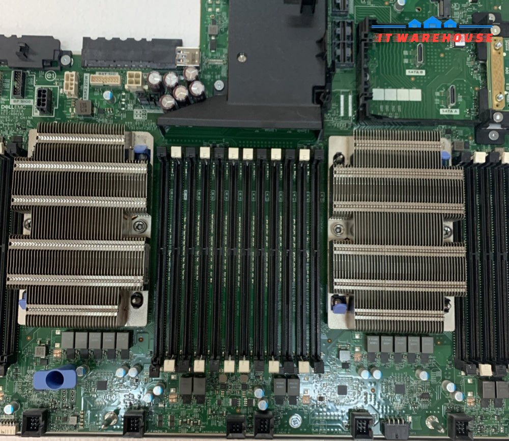 Dell PowerEdge R740 R740XD WRPXK YNX56 Motherboard + Dual 4112 2.6GHz SR3GN CPU